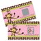 Big Dot of Happiness Pink Monkey Girl - Baby Shower or Birthday Party Game Scratch Off Cards - 22 Count